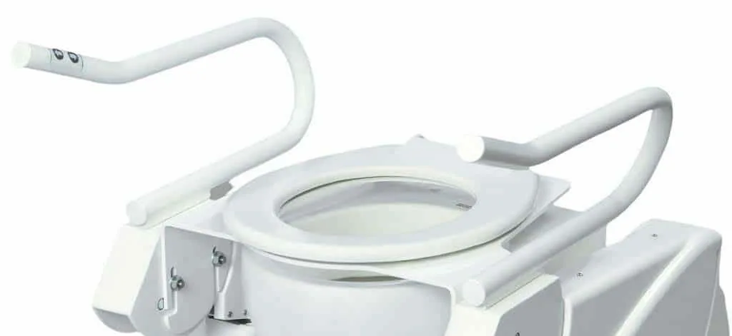 A) Festmontierte Sicherheitsgriffe mit integrierter Steuerung