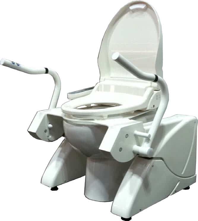 B) Dusch-Bidet - für Intimpflege mit Wasch- und Fön-Funktion