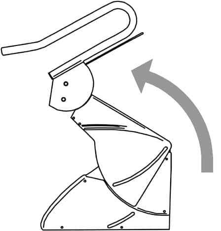 A) Standard - bis zu 50° Neigungswinkel